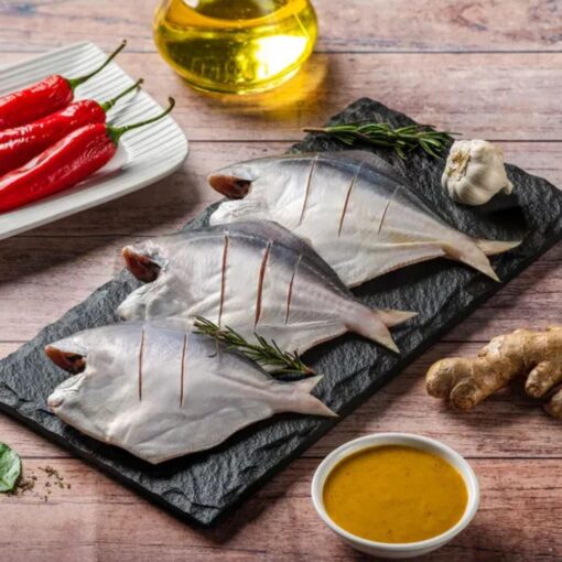 Silver Pomfret 1kg - Image 3
